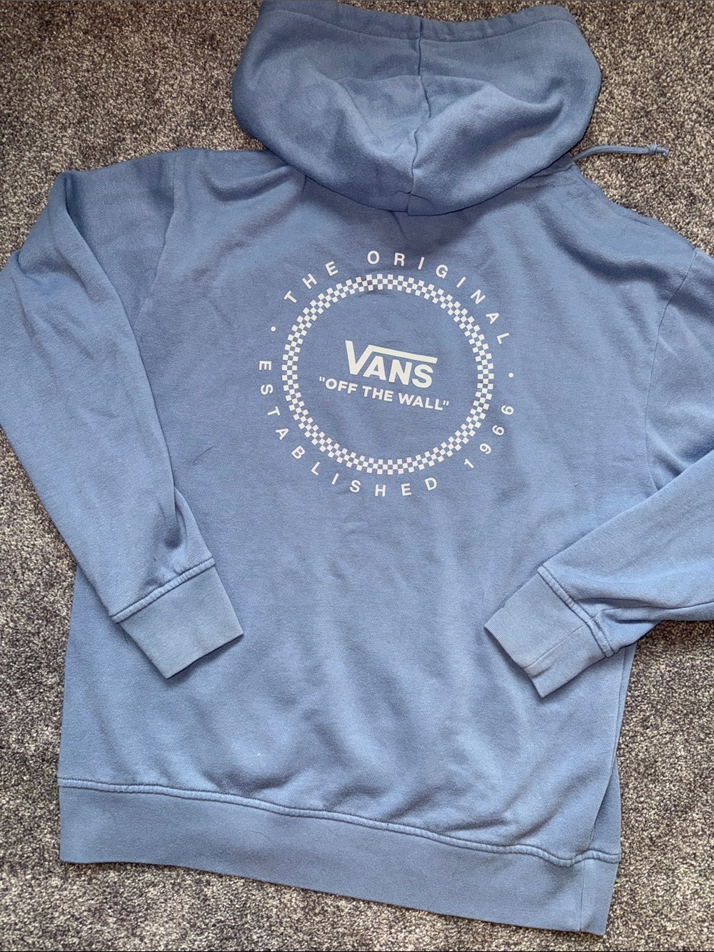Vans Womans Dusty Blue Pullover Hoodie